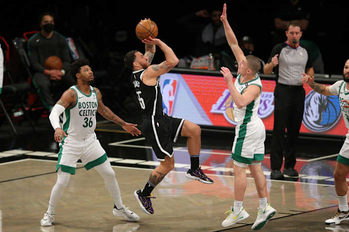 Brooklyn Nets forward Mike James